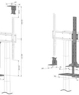 Alternative view of Neomounts Videobar & multimedia holder AFL-875BL1