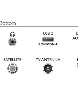 Alternative view of Philips 32 inch LED TV 32PHS6808/12
