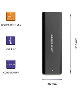 Qoltec Enclosure for M2 SSD