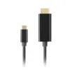 Lanberg Кабел USB-C->HDMI 1.8M 4K CA-CMHD-10CU-0018-B