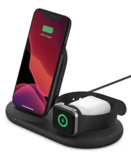 Belkin Wireless Charging 3in1 Pad черен