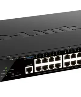D-Link DGS-1520-28MP Switch Smart 20xGE PoE 2×2.5GE 2x10GE 2xSFP