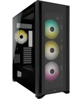 Corsair кутия за компютър iCUE 7000X RGB TG Full Tower ATX черен