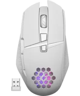Defender Wireless gaming мишка Glory GM-514 RGB 7P 1200/2400/3200 DPI бял