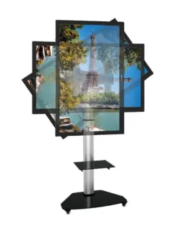 Alternative view of Techly Floor Stand Trolley LCD/LED 37-70cali, 40kg PIVOT