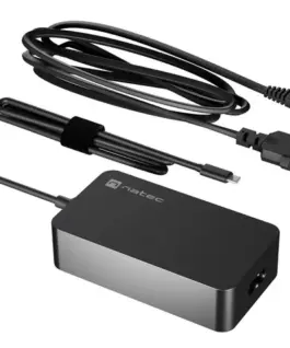 Natec Лаптоп зарядно Grayling USB-C 45W