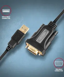 Alternative view of AXAGON ADS-1PQN адаптер FTDI USB 2.0 > RS-232 serial