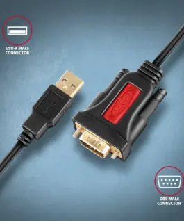 Alternative view of AXAGON ADS-1PSN адаптер Prolific USB2.0 > RS-232 seri