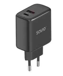 Alternative view of Savio мрежово зарядно 30W Quick Charge, Power Delivery 3.0, LA-06/B