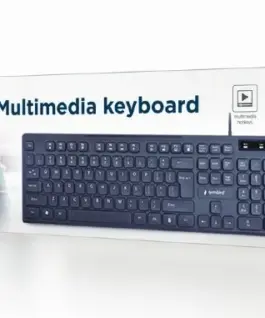 Alternative view of Gembird Keyboard KB-MCH-04 layout US