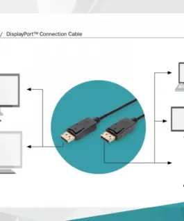 Digitus DisplayPort1.2 кабел 3m DP/DP M/M