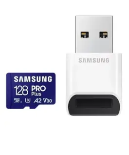 Samsung памет card microSD PRO Plus MB-MD128SB/WW 128GB + reader