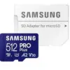 Samsung памет card microSD PRO+ MD-MD512SA/EU + адаптер