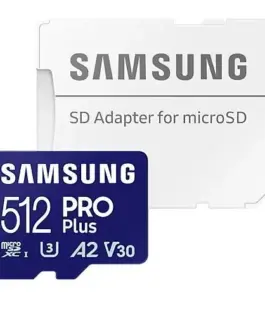 Samsung памет card microSD PRO+ MD-MD512SA/EU + адаптер