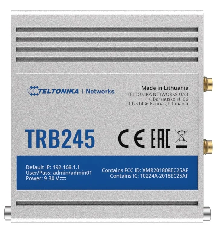 TELTONIKA Gateway LTE TRB245 (Cat 4), 3G, 2G, RS, Ethernet - Image 3