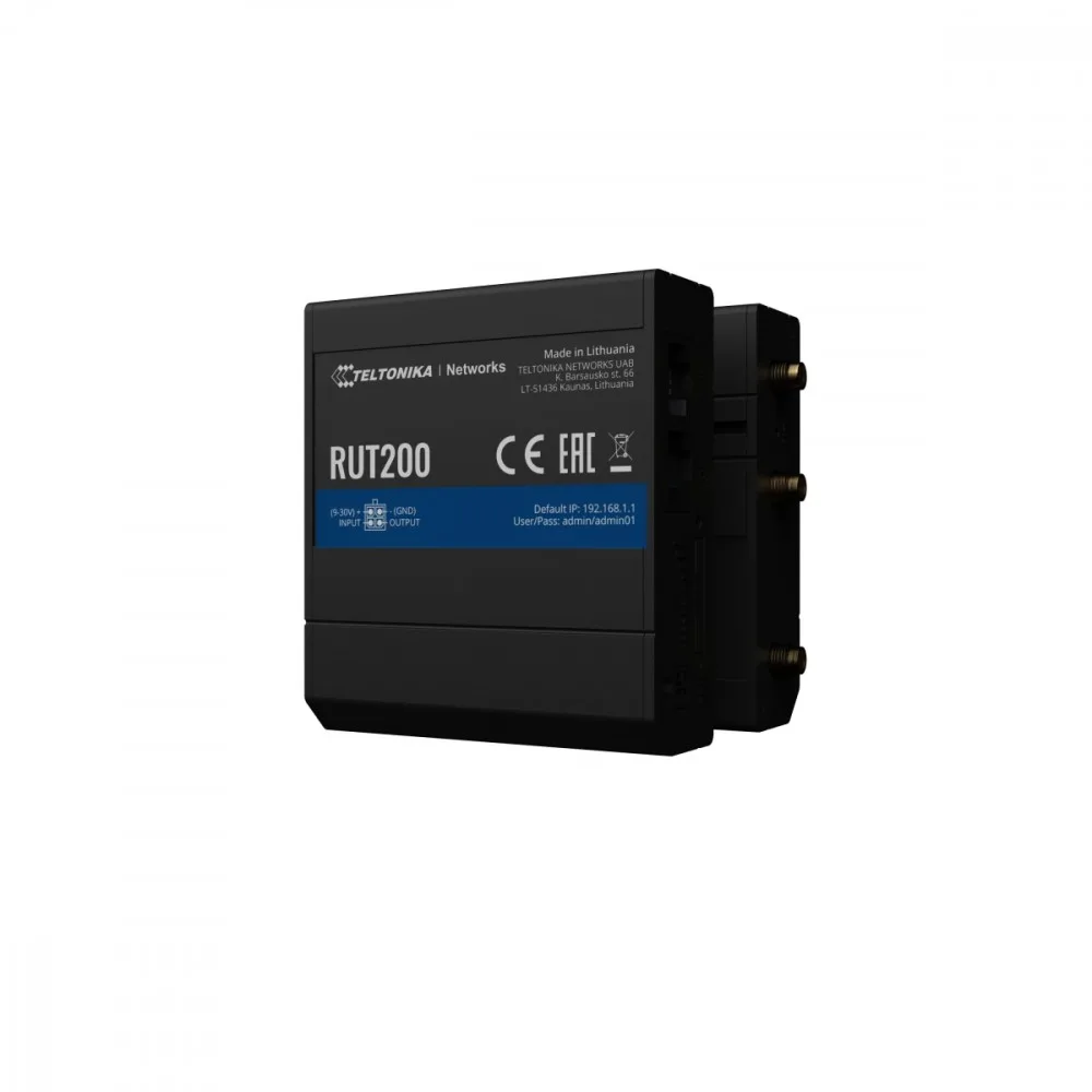 TELTONIKA Router 4G/LTE RUT200 (Cat 4), 3G, 2G, WIFI - Image 3