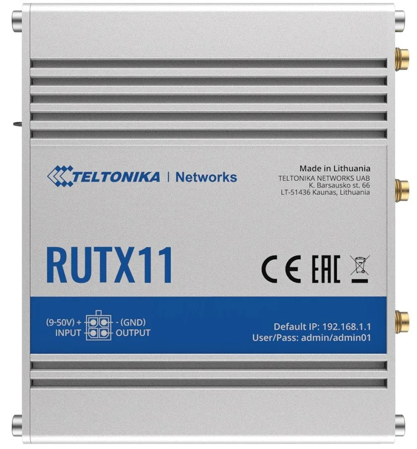 TELTONIKA Router LTE RUTX11 (Cat 6), WiFi, BLE - Image 5