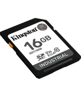 Alternative view of Kingston памет card SD 16GB Industrial C10 UHS-I U3 V30 A1 pSLC