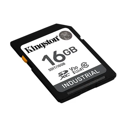 Kingston памет card SD 16GB Industrial C10 UHS-I U3 V30 A1 pSLC - Image 2