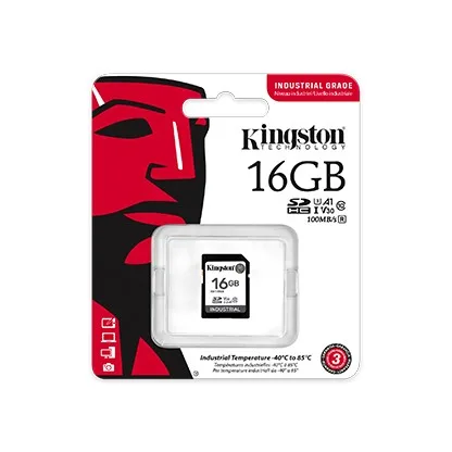 Kingston памет card SD 16GB Industrial C10 UHS-I U3 V30 A1 pSLC - Image 3