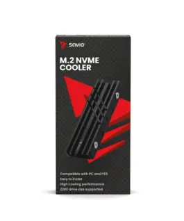 Alternative view of Savio Cooling for M.2 drive