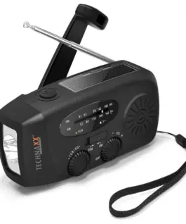 Technaxx Deutschland GmbH & Co. KG Hand crank and solar ra dio Technaxx TX-238