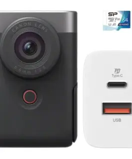 Alternative view of Canon Zaawansowany комплект do vlogowania PowerShot V10 Vlogging srebrny 5946C009