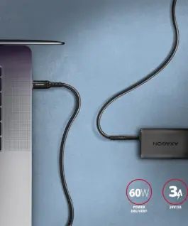 AXAGON BUCM-CM15AB кабел PD 60 W USB-C USB-C
