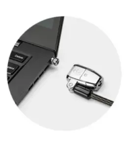 Kensington ClickSafe 2.0 3-in-1 Keyed T-Bar Лаптоп lock