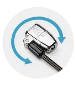 Kensington ClickSafe 2.0 3-in-1 Keyed T-Bar Лаптоп lock