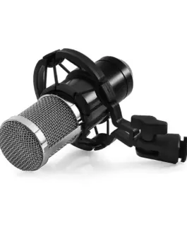 Media-Tech Studio and streaming microphone MT397S silver
