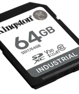 Alternative view of Kingston Card microSD 64GB CL10 UHS-I Industrial