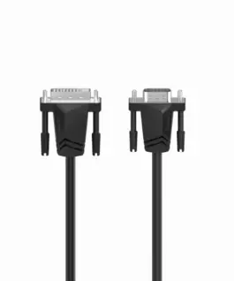 Кабел HAMA 200714 DVI мъжко - VGA мъжко 1.5 м Екраниран 1080p