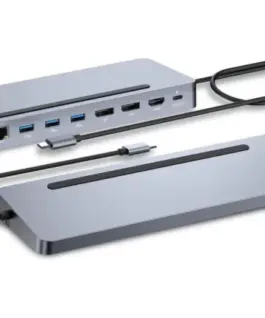 Alternative view of i-tec i-tec USB-C Metal Ergon omic 4K 3x DD PD 100W +