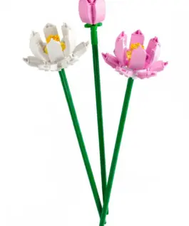 Alternative view of LEGO Bricks Botanicals 40647 Lotus Flowers