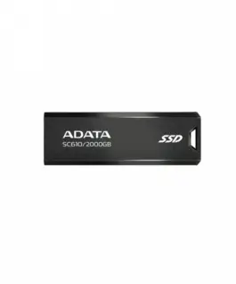 Adata външен SSD SC610 2000 GB USB3.2A Gen2 черен