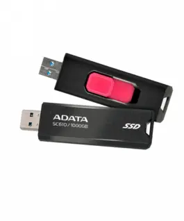 Adata външен SSD SC610 1000 GB USB3.2A Gen2 черен