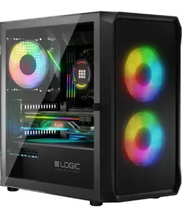 Logic Concept Компютър case PORTOS ARGB MINI черен