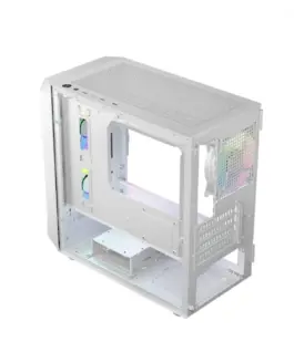 Alternative view of Logic Concept Компютър case PORTOS ARGB Mini бял