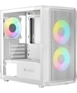 Logic Concept Компютър case PORTOS ARGB Mini бял - Image 5