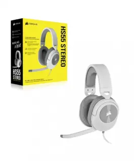 Alternative view of Corsair HS55 Stereo Headset бял