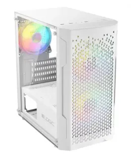Logic Concept Компютър case ARAMIS ARGB Mini бял