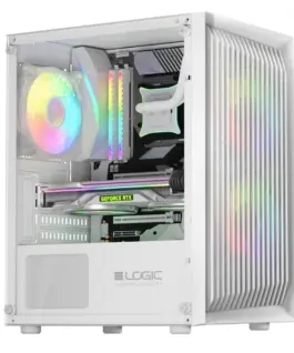 Logic Concept Компютър case ATOS ARGB MINI 3.0 бял