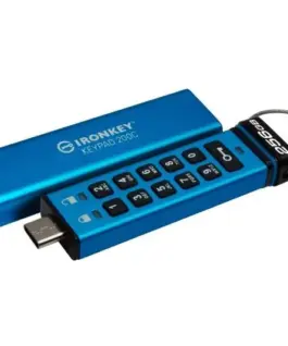 Alternative view of Kingston Pendrive 256GB IronKey Keypad 200C USB-C FIPS140-3 Lvl3 AES-256