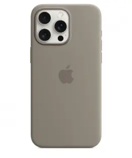 Apple Silicone case with MagSafe for iPhone 15 Pro Max – clay