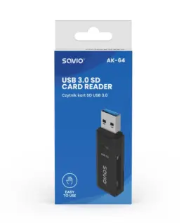 Savio SD card reader AK-64