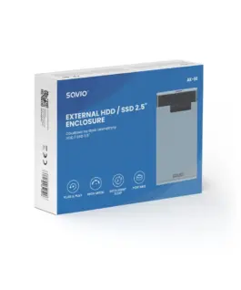 Savio кутия за външен диск HDD/SSD AK-66 USB 3.0 2.5