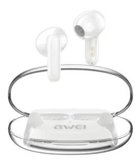 AWEI Bluetooth слушалки 5.3 T85 ENC TWS бял