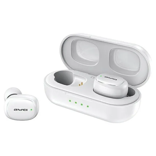 AWEI Bluetooth слушалки 5.1 T13 Pro TWS бял - Image 3