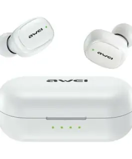 AWEI Bluetooth слушалки 5.1 T13 Pro TWS бял